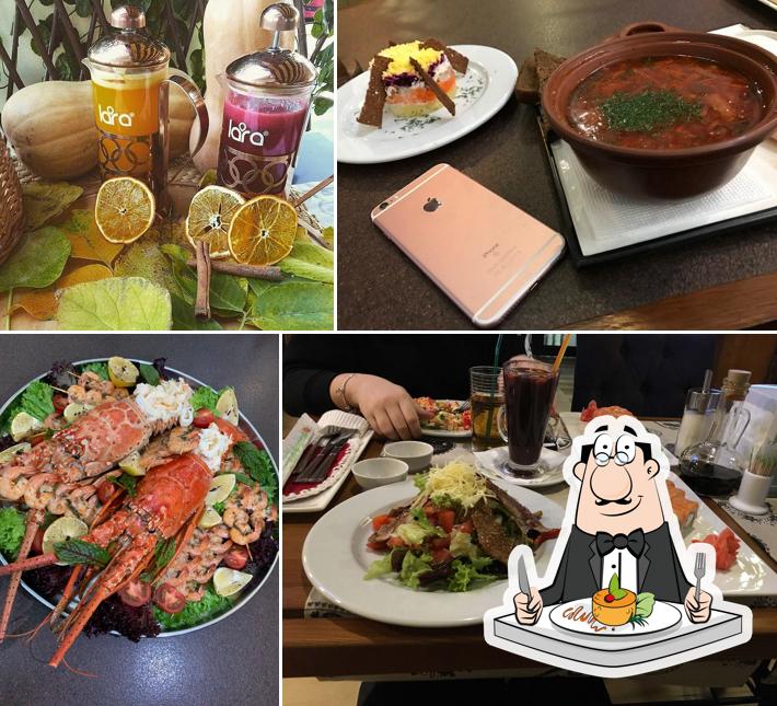 Блюда в "Fish&Meat"