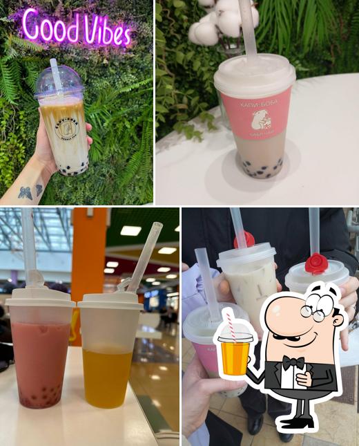 Насладитесь напитками в атмосфере "Capy Boba"