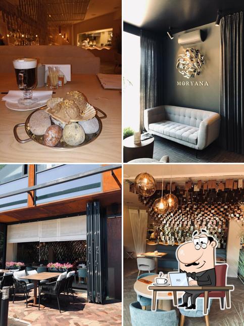 Посмотрите на внутренний интерьер "Moryana"