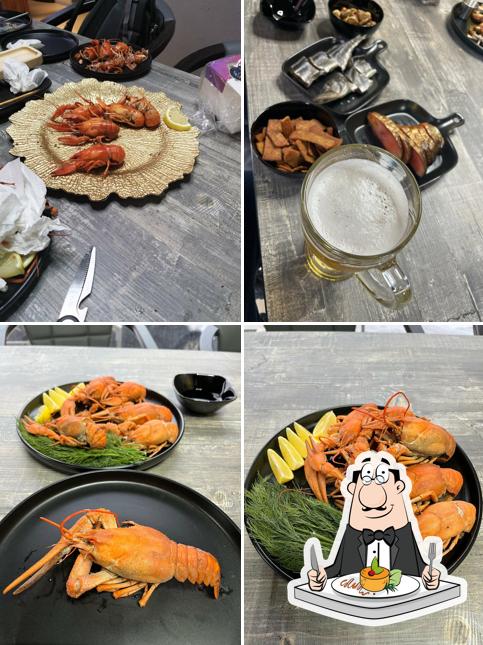 Еда в "Пиво и Раки"