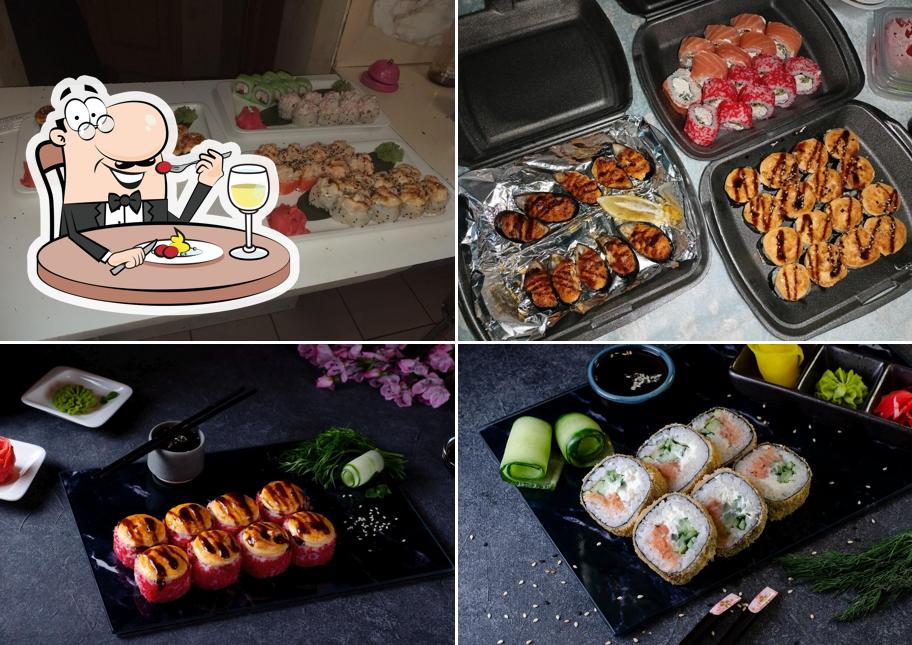 Блюда в "Takara ресторане японской кухни"