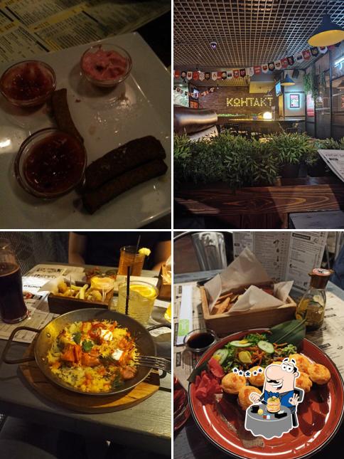 Еда в "Контакте бар"