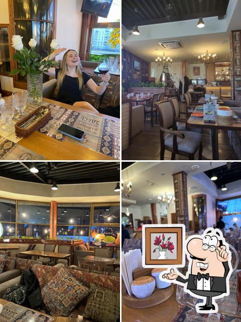 Посмотрите на внутренний интерьер "Ирландского Паба Harats Брянска"