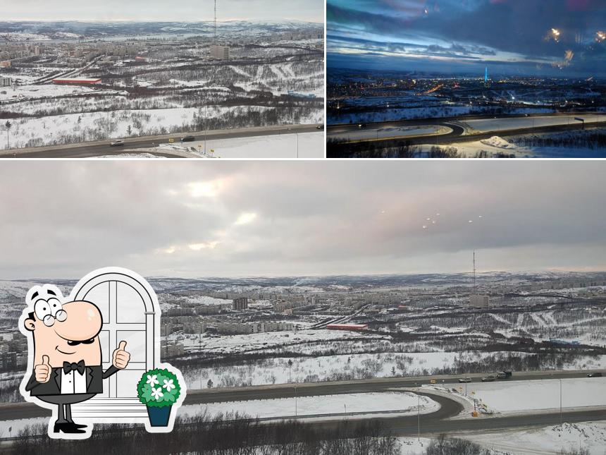 Наслаждайтесь свежим воздухом и видом, открывающемся из "Панорамного ресторана "У Егорыча""