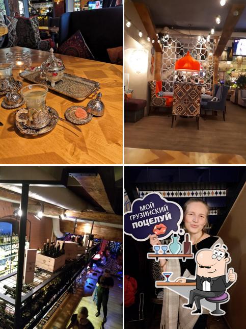 Посмотрите на внутренний интерьер "BaZaR Чайхоны"