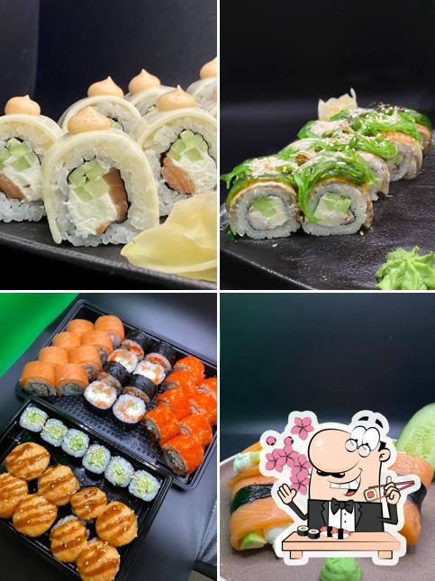 В "Хиро" подают суши и роллы