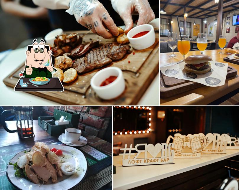 Еда в "BG Лофт Крафт Бар"