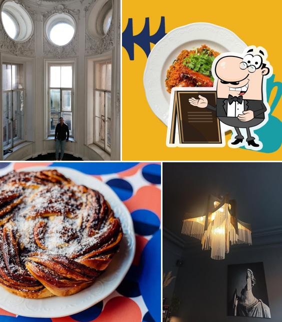 Наслаждайтесь видом , который открывается из "Saviv израильского бистро"