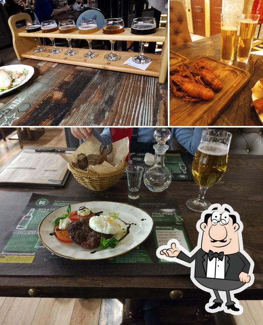 Посмотрите на внутренний интерьер "BG Лофт Крафт Бар"