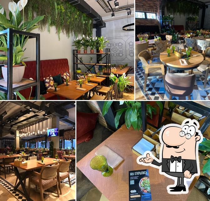 Посмотрите на внутренний интерьер "Дюшес"