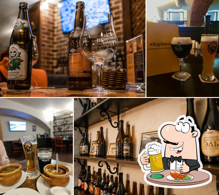 Насладитесь стаканом темного или светлого пива