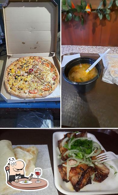 Еда в "Шашлычном домике"