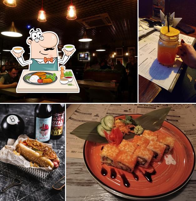 Блюда в "Контакте бар"