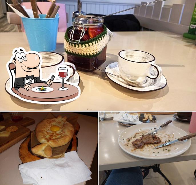 Еда в "Даче на Варшавке"