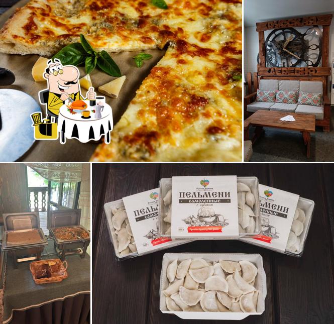 Блюда в "Ресторане "Русскае Деревне""