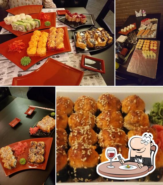 Еда в "Суши Самих"