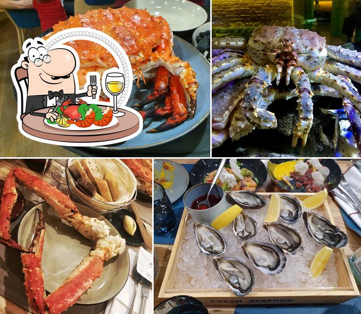 Вино и крабы