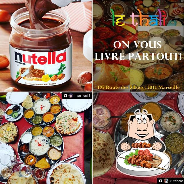 Еда в "Le Thali"