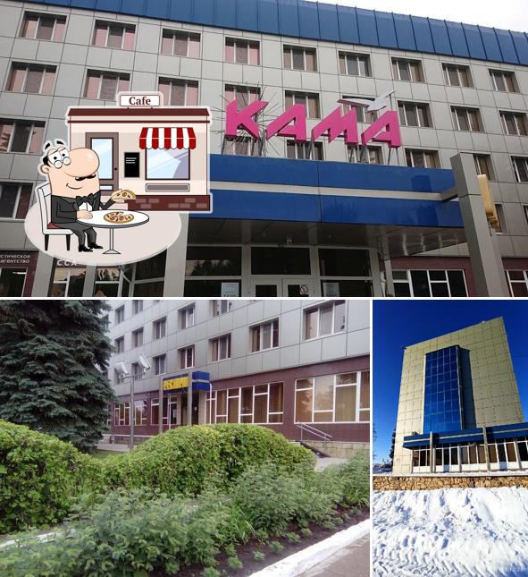 Посмотрите, как "Кама" выглядит снаружи