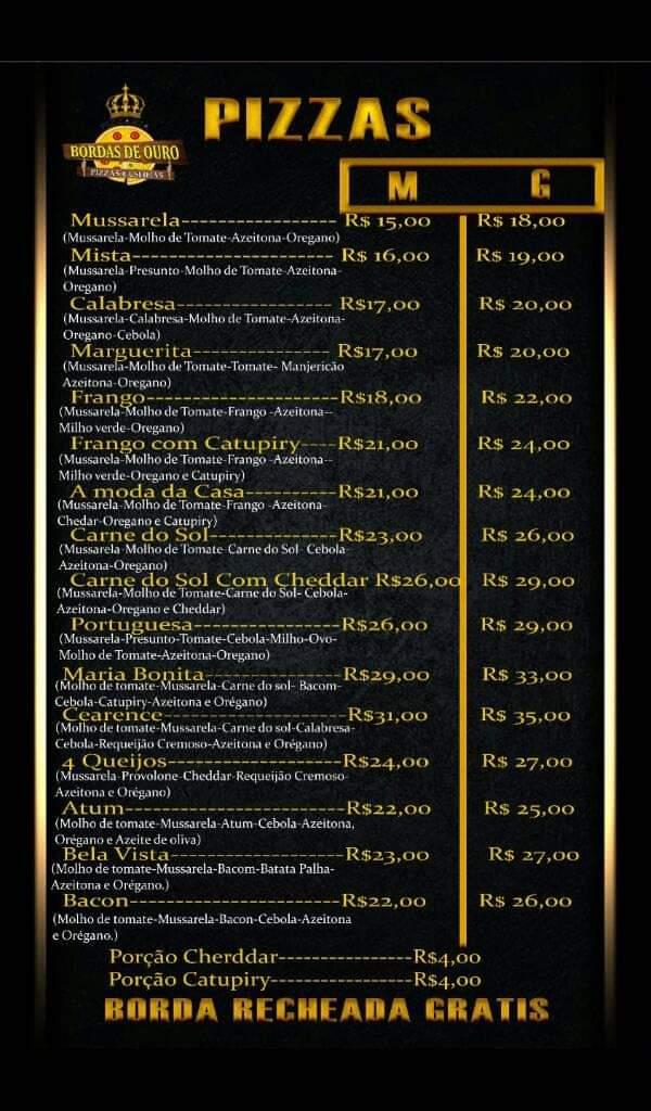 Pizzaria Bordas de Ouro