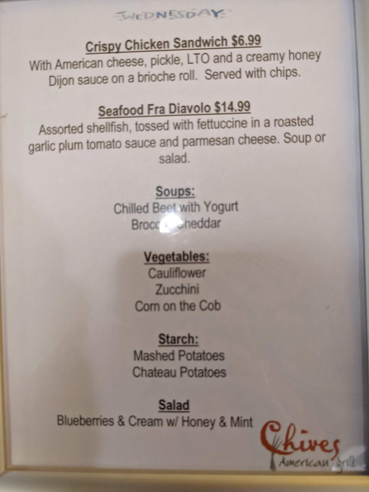 Chives American Grill