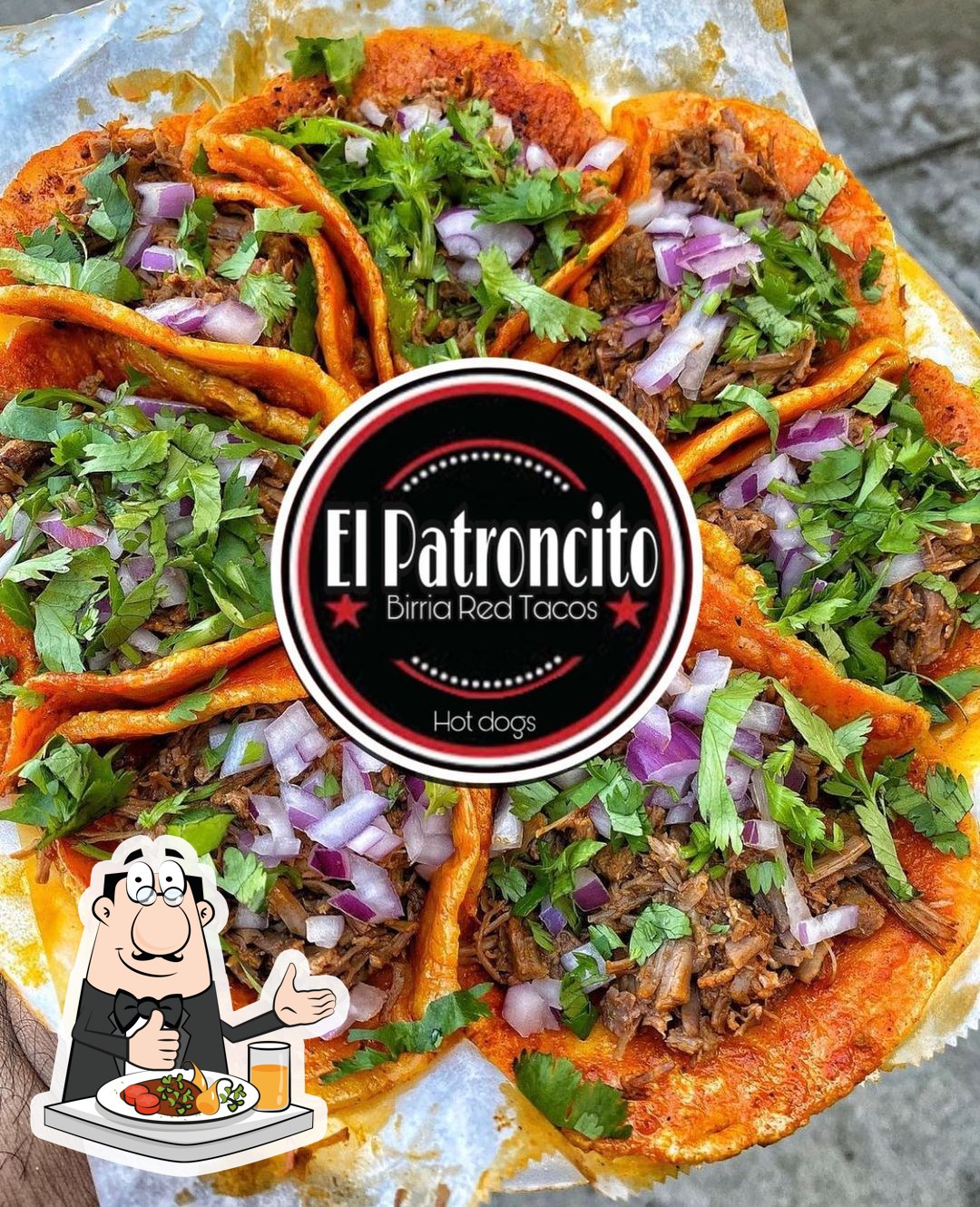 El Patroncito red tacos