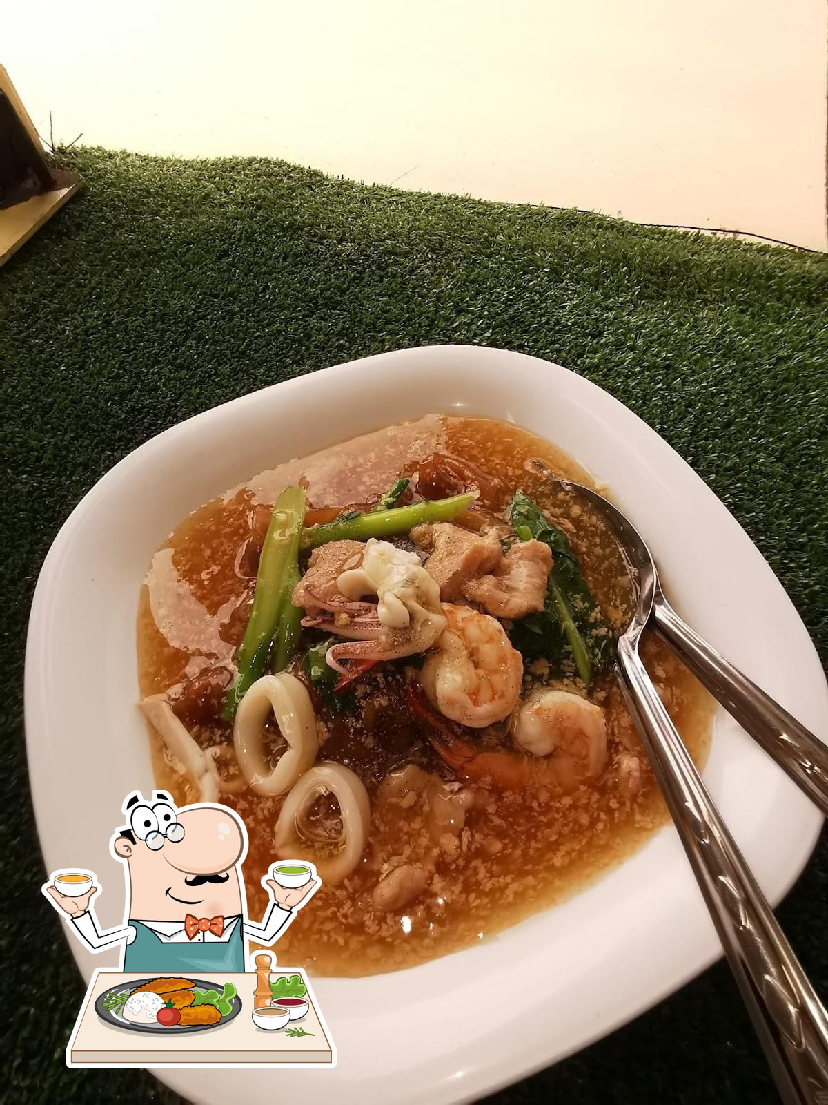 ราดหน้าหมูหมัก เจ้ใบ(สูตรเด็ด)