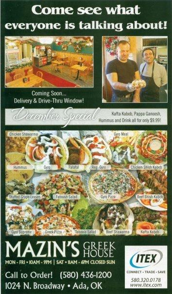 Mazin's Greek House Ada OK