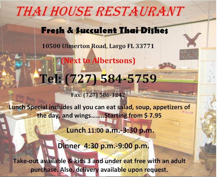 Thai House Restaurant at Largo Mall
