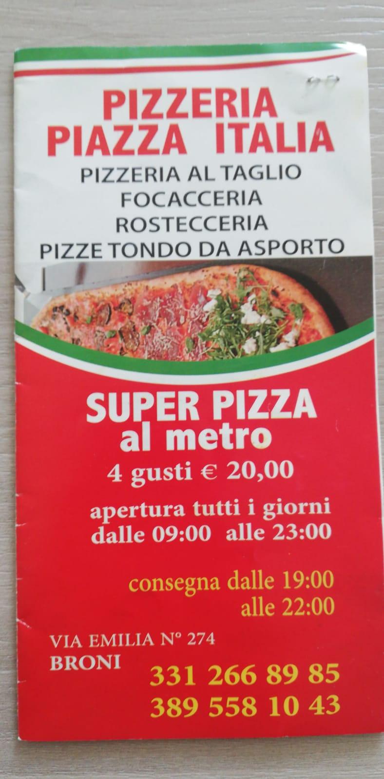Pizzeria piazza italiana