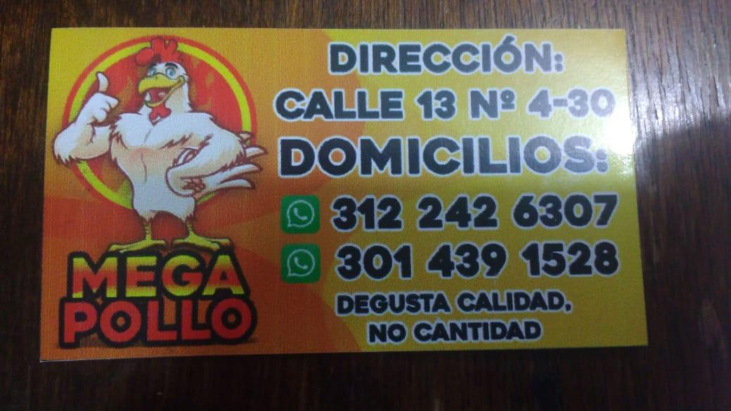 Mega pollo y comida rapidas