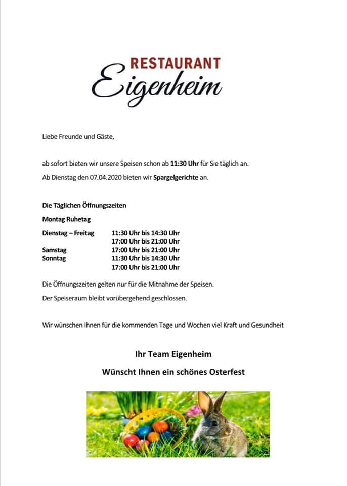 Restaurant Zum Eigenheim Kroatische und Internationale Küche Trebur