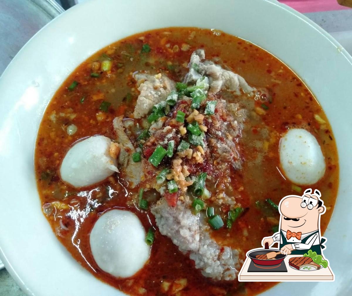 หมูทอดปลาร้า ข้างวัดคลองเปล