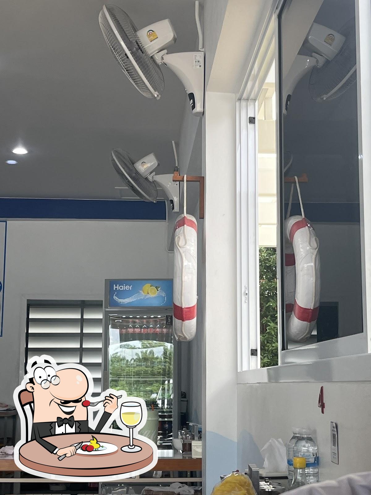 ร้านก๋วยเตี๋ยวกั้ง เชลล์ไม้รูด คลองใหญ่ ตราด