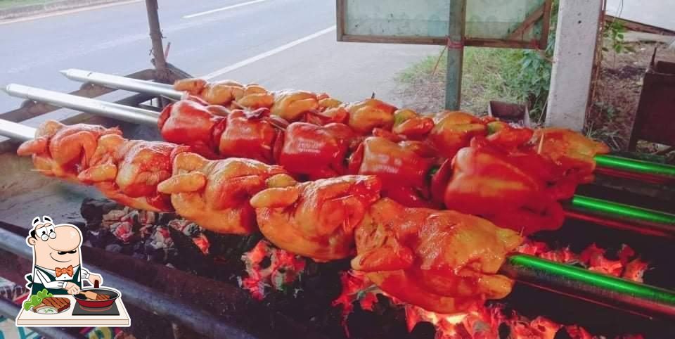 ไก่หมุนหมักน้ำผึ้งชาววัง