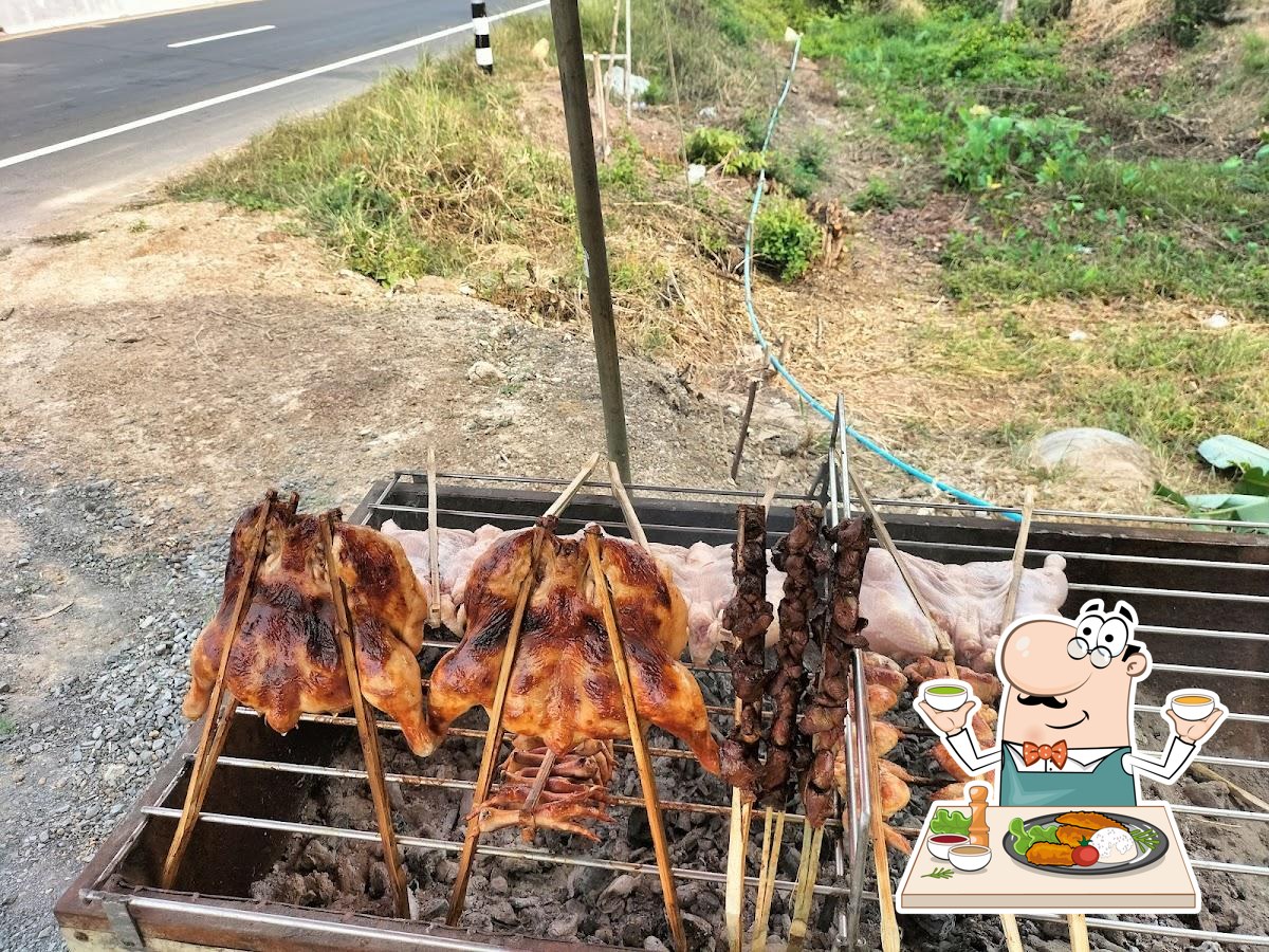 ร้านลาบอุบลไก่ย่างวิเชียรบุรี