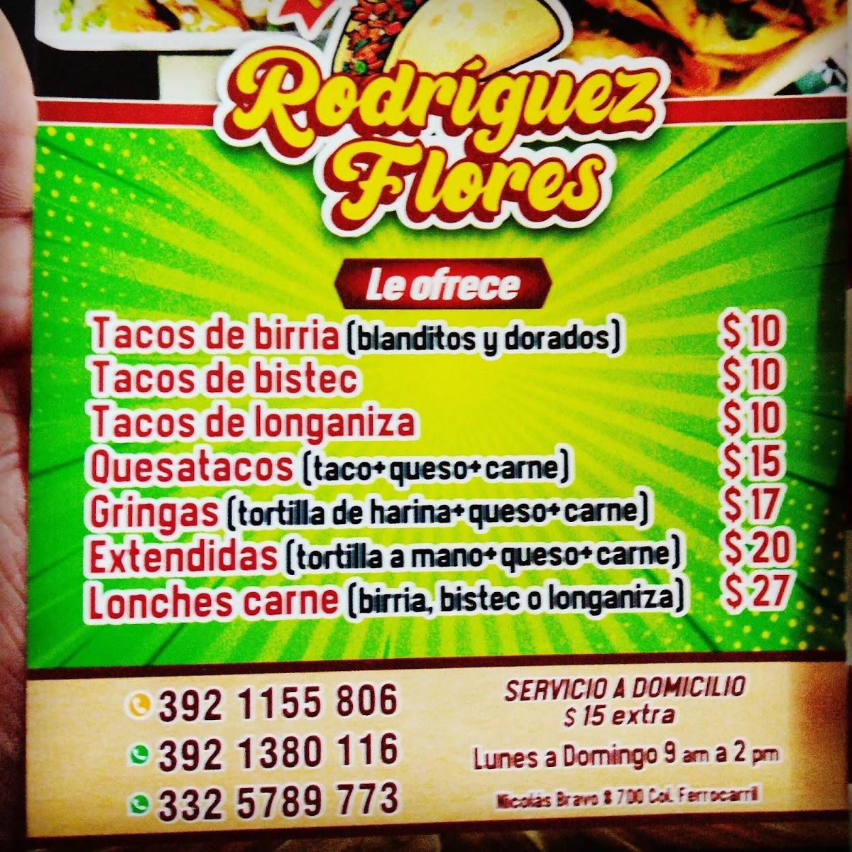 TAQUERIA RODRÍGUEZ FLORES