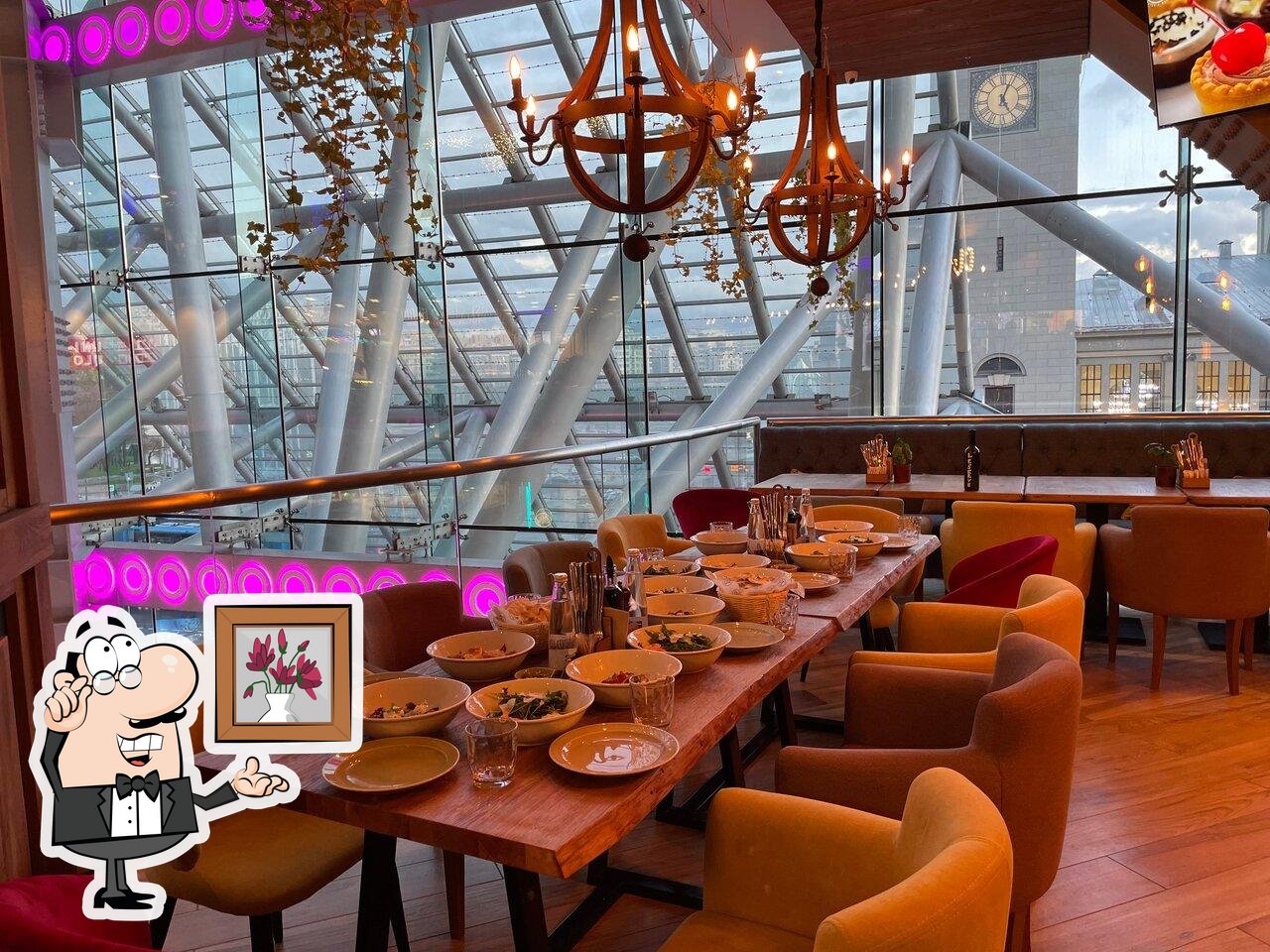 Интерьер "Osteria Mario".