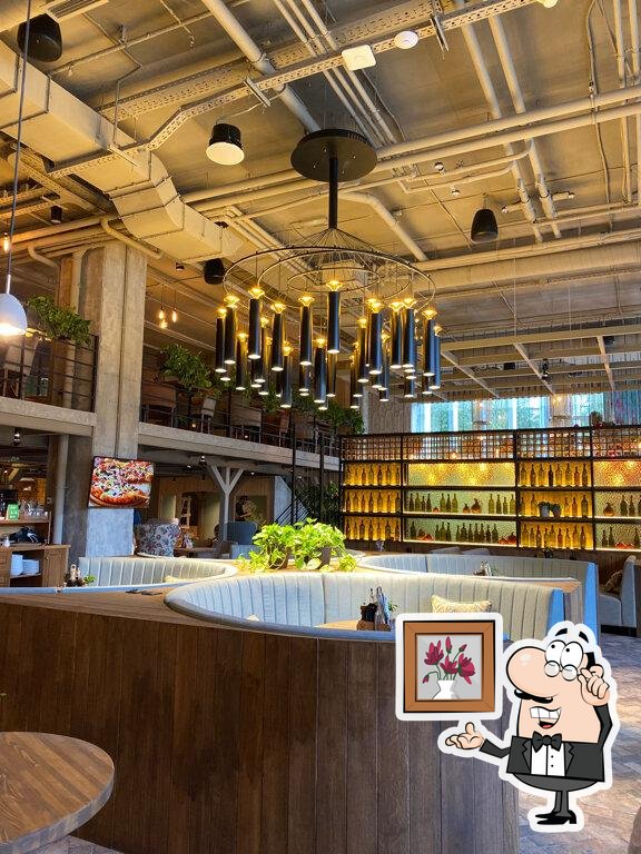 Интерьер "Osteria Mario".