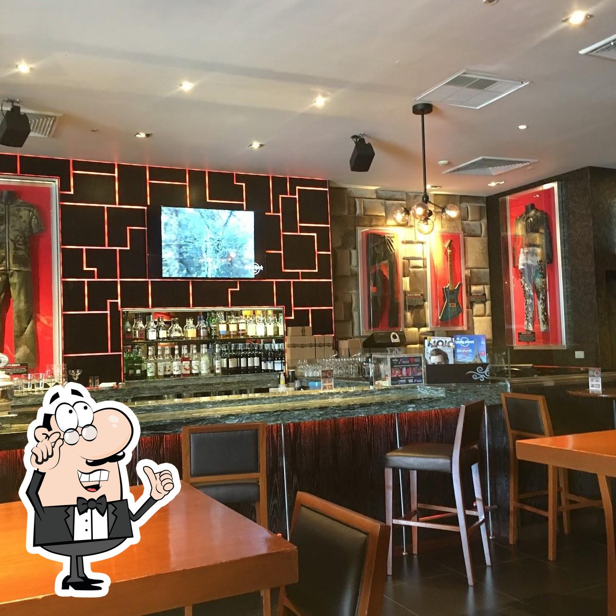 Интерьер "Hard Rock Cafe Pattaya".