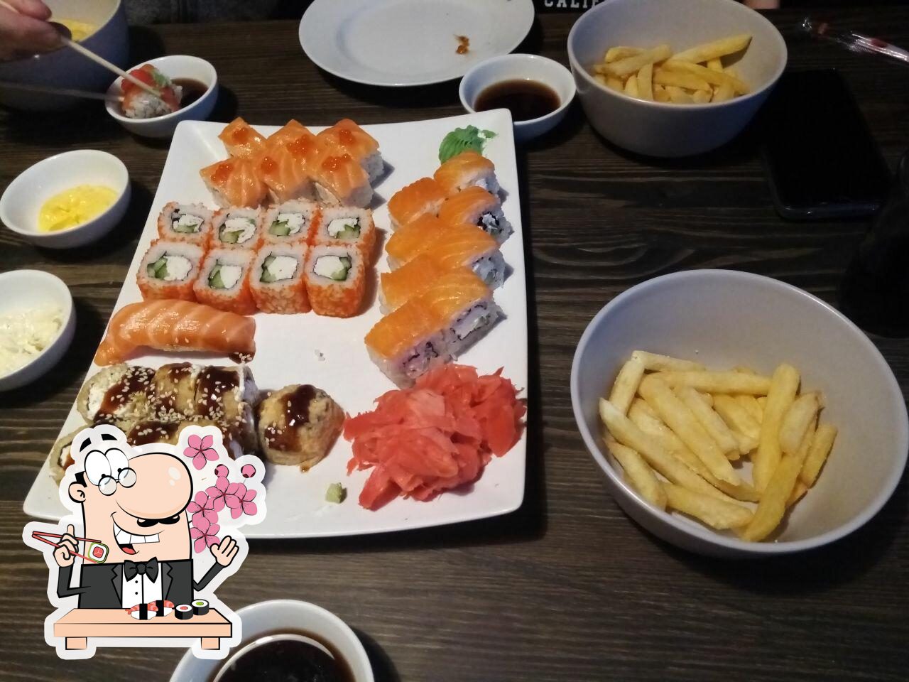 В "Суши Лис" попробуйте суши и роллы.