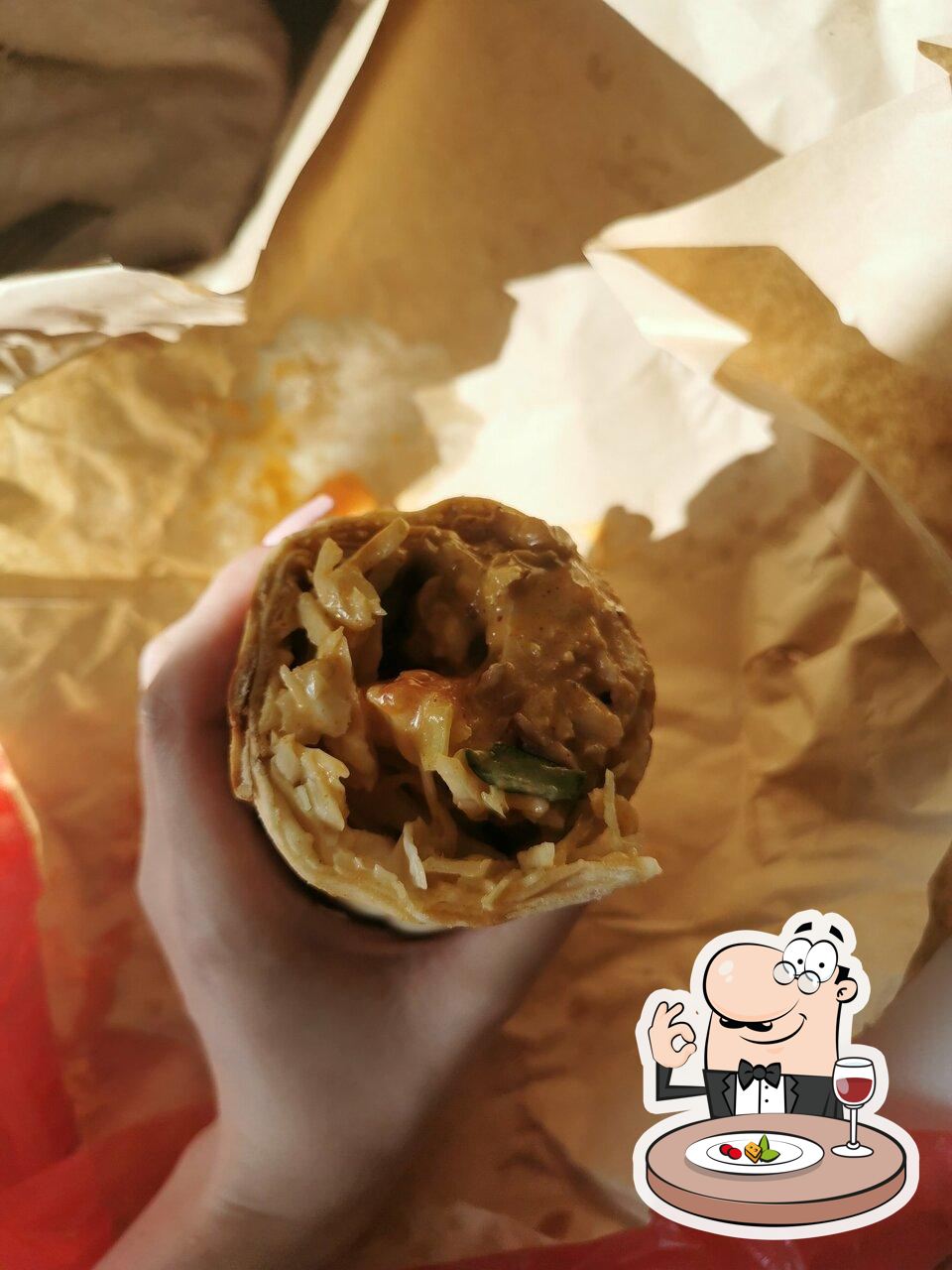 Еда в "DONER Burger"