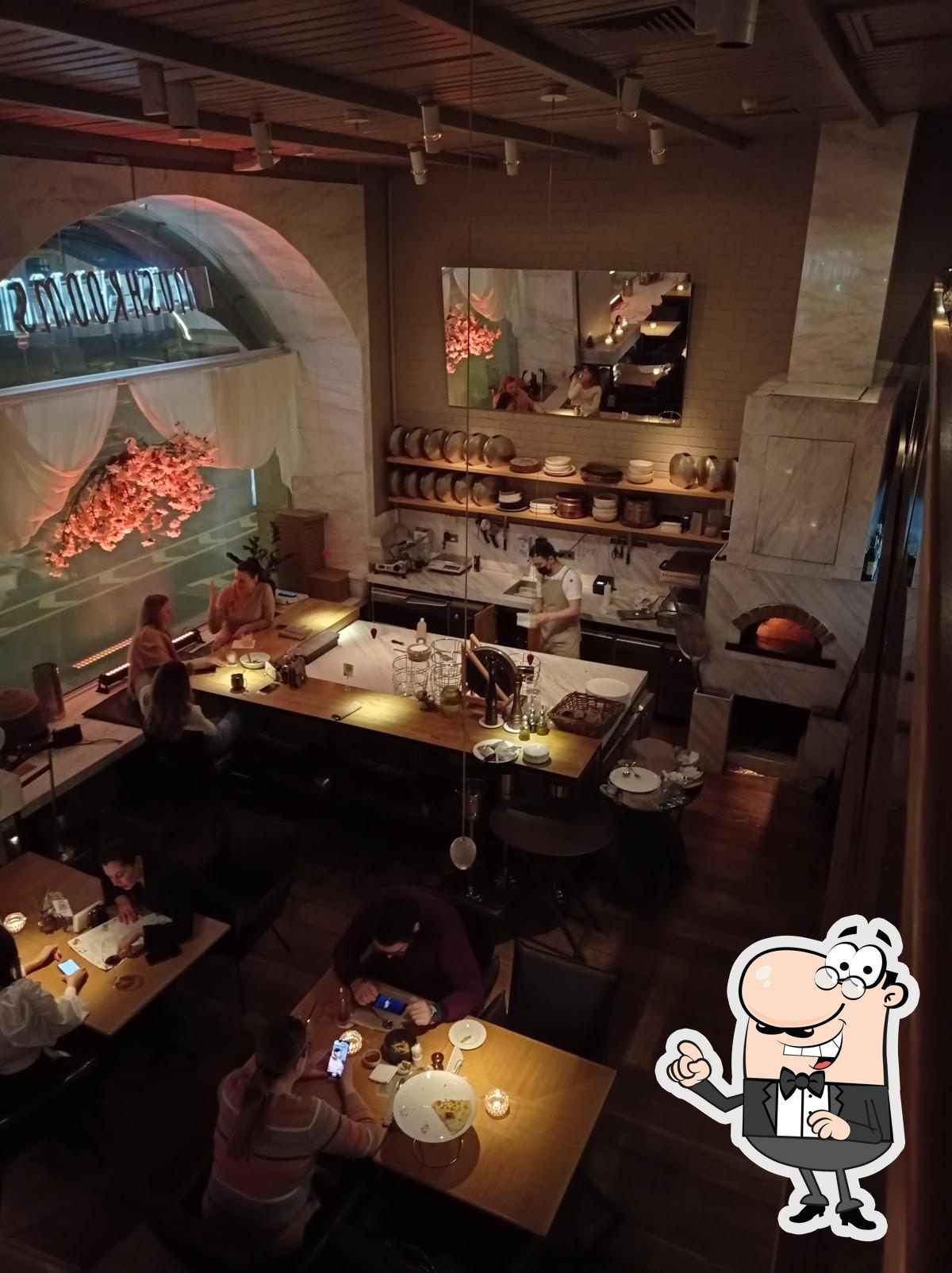 Посмотрите на внутренний интерьер "Mushrooms".