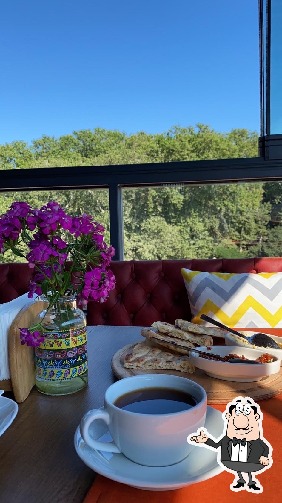 Интерьер "Pleasure terrace roof top restaurant".