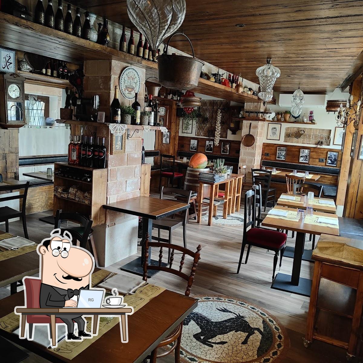 Посмотрите на внутренний интерьер "Trattoria Al Gazzettino".