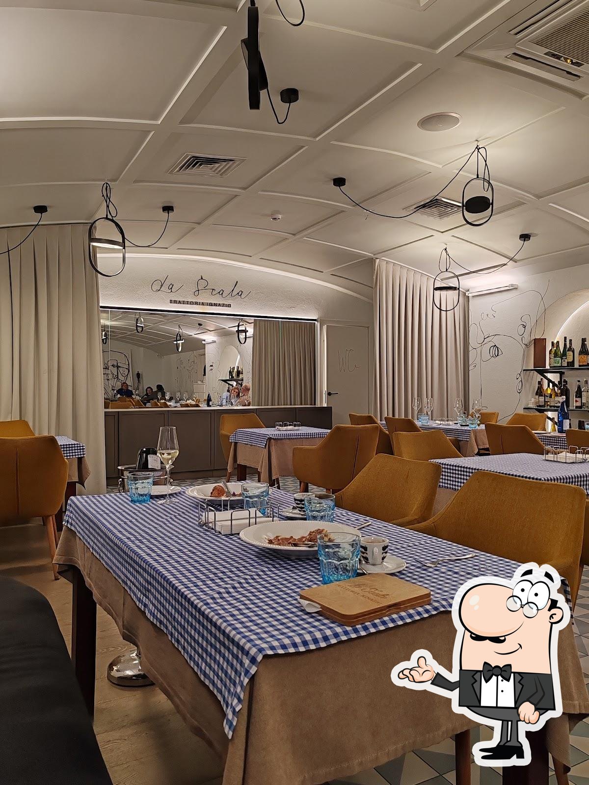 Интерьер "La Scala Trattoria Ignazio".