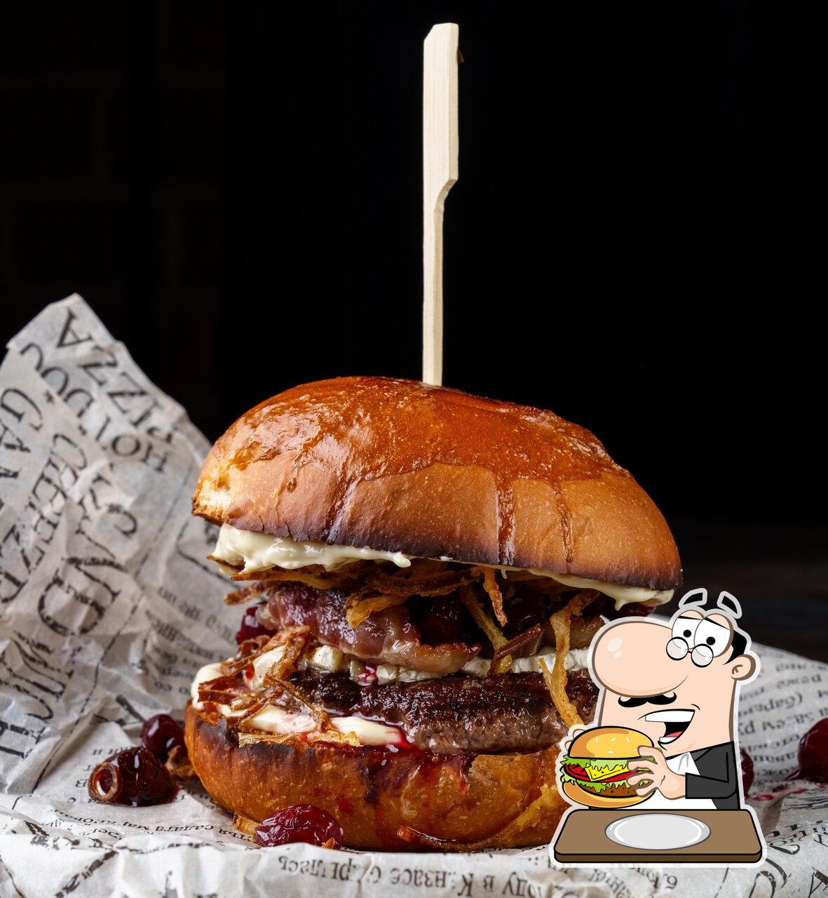  Закажите  гамбургеры в "Мята Platinum".