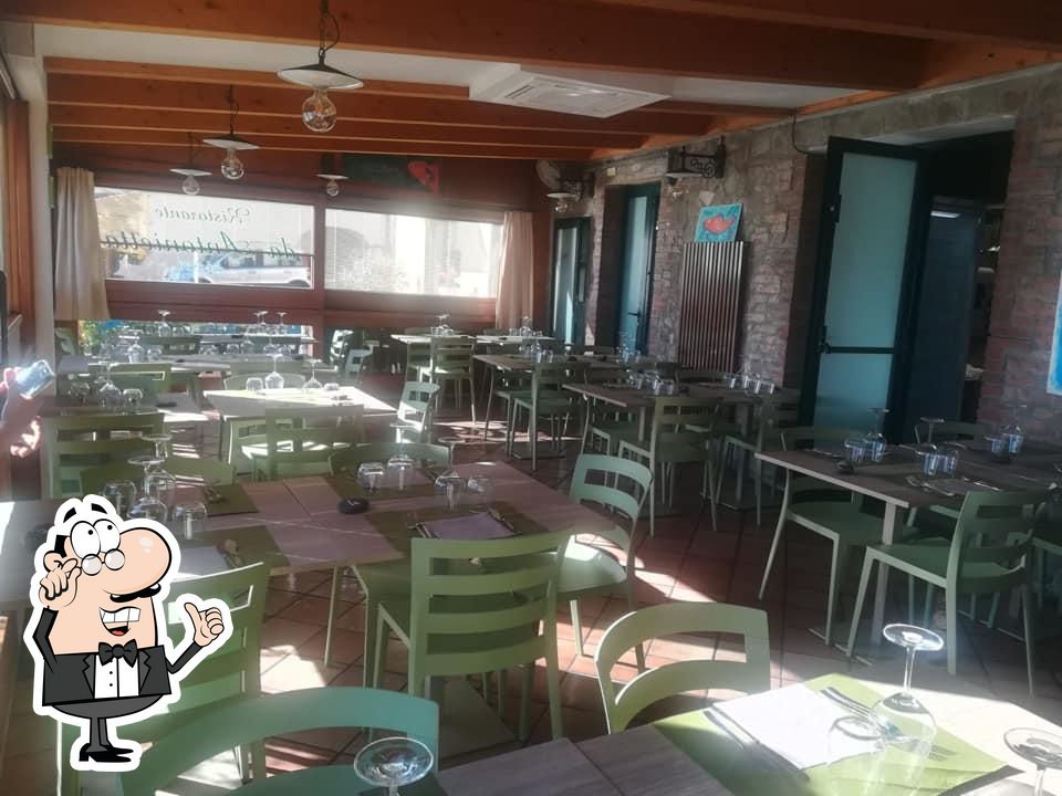 Посмотрите на внутренний интерьер "Ristorante Da Antonietta".