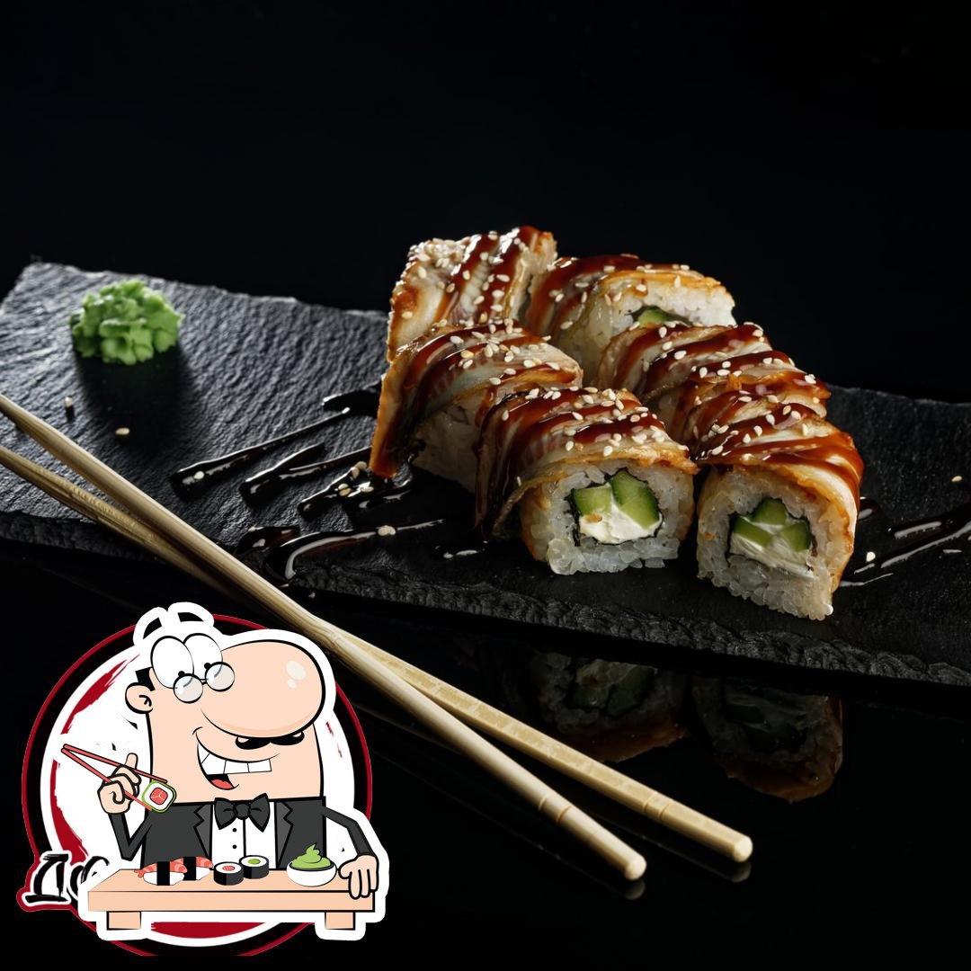 В "Вкус Пятницы" подают суши и роллы.