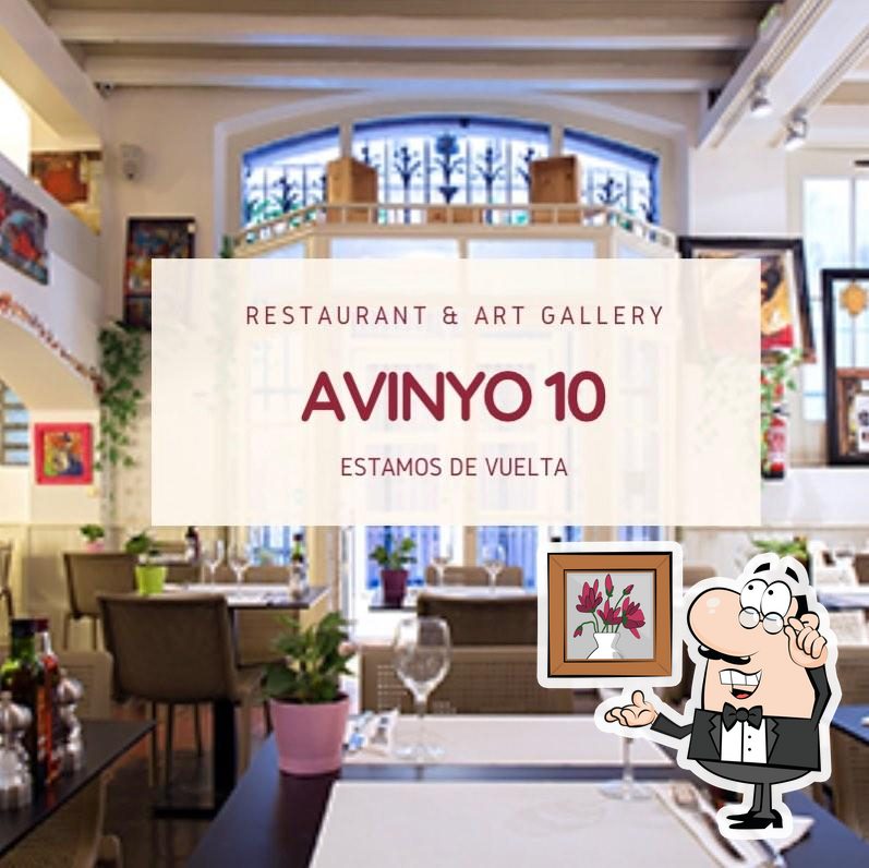 Забронируйте столик в "Avinyó 10 restaurant".
